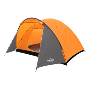 Milestone Camping Deluxe 4-Person Pop Up Dome Tent