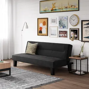 Kebo Sofa Bed Sofa in Velvet Black