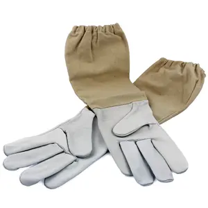 Small Beekeepers Bee Gloves Quality Leather New Beekeeping