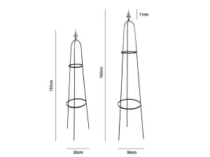 Raw Steel Spire Obelisk Designed to Rust - Single (Small)