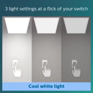 Philips LED Panel Square Ceiling Light 40K 36W, Cool White