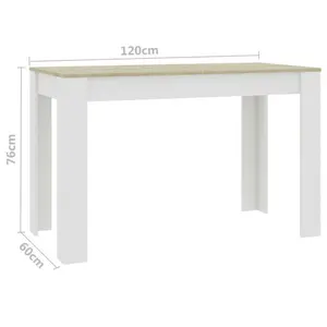 Elsebeth Dining Table Oak/White