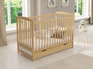 Jacob cot bed 120x60cm with drawer & Aloe Vera mattress