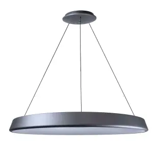 Luminosa Lizer LED Pendant Light 48W 2884Lm 3000K Grey