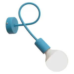 Luminosa Oxford Wall Lamp Turquoise 25cm