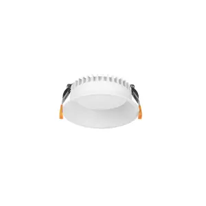 Luminosa Jet 120Mm LED Recessed Downlight White, IP54 8.5W 3000K 703lm