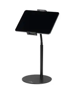 Durable TWIST 360 Gooseneck Tablet and Phone Holder iPad Desk Stand - Black