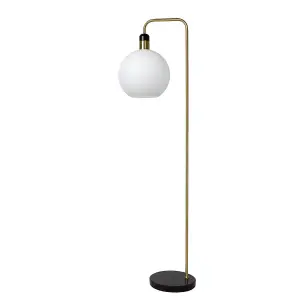 Lucide Julius Vintage Floor Lamp - 1xE27 - Opal