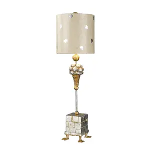 Elstead Pompadour X 1 Light Table Lamp Steel, E27