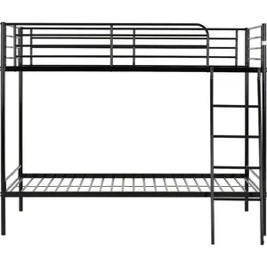 Dore Single (3') Futon Bunk Bunk Bed Black