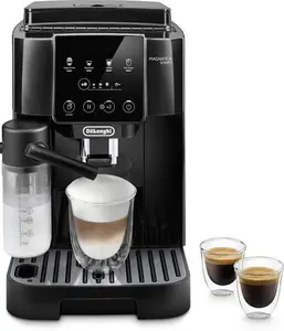 De'longhi Magnifica Start ECAM220.60.B, Fully Automatic Bean To Cup Coffee Machine With 4 One-Touch Recipes, Soft-Touch Control Panel, Auto Milk,