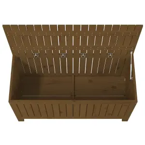 Berkfield Garden Storage Box Honey Brown 115x49x60 cm Solid Wood Pine