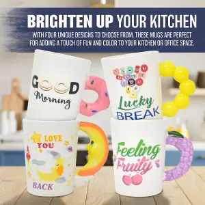 Lucky Break Coffee Tea Hot Drinks Mug Cup Xmas Gift Kitchen 3D Handle