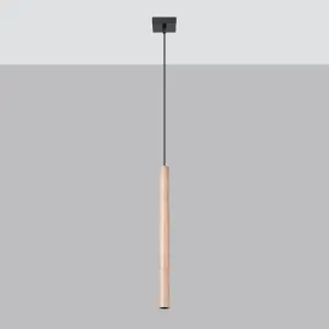 Pastelo Steel/Wood Wood 1 Lights Modern Pendant Ceiling Light