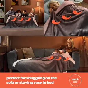 Silentnight Heat Genie Self-Heating Giant Blanket