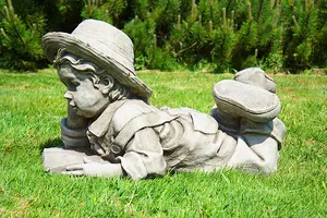 Fabulous Set of Three Children Garden Ornament