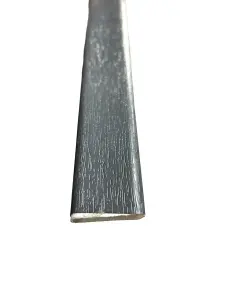 5Mtr Anthracite Grey 25mm Double Edge Trim (D Mold)