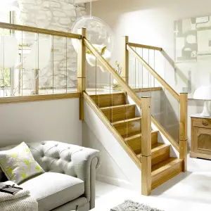 Richard Burbidge Immix Clear Toughened glass Balustrade panel (H)780mm (W)200mm (T)8mm