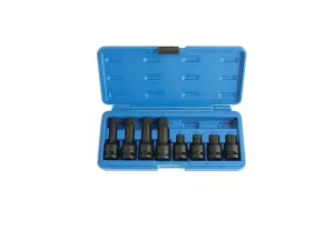 Laser Tools 5273 8pc Impact Tamperproof Spline Socket Bit Set 1/2"D