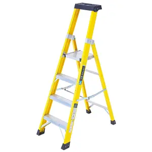 TB Davies 4 Tread Heavy-Duty Fibreglass Platform (1.04m) Step Ladder