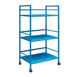 Metal Bar Cart Blue