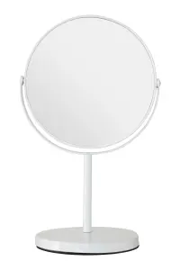 Essentials by Premier Marisha White Metal Swivel Large Table Mirror