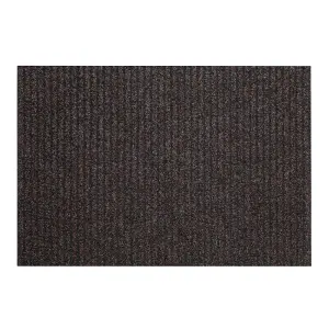 Protective grill mat 7053 for the terrace, outdoor - brown 80x150 cm