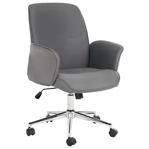 Beliani Modern Office Chair Grey RAVISHING