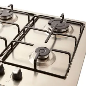 Cooke & Lewis GASUIT4 58cm Gas Hob - Inox