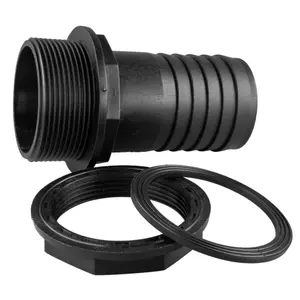 SUPER FLOW waterbutt/rain barrel /ibc tank LINKING kit,2m of 2" hose with two hosetails with nut and washer (REQUIRES 60mm HOLES)