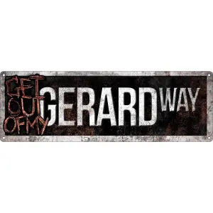 Grindstore Get Out Of My Gerard Way Plaque Black/Brown/White (One Size)