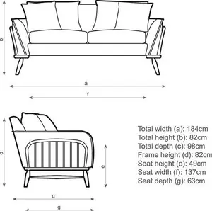 Ercol For John Lewis Hexton Medium 2 Seater Sofa, Vintage Ash Leg