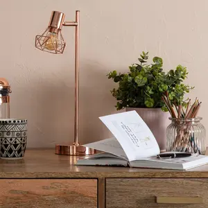 Appell 40Cm Desk Lamp Copper / No