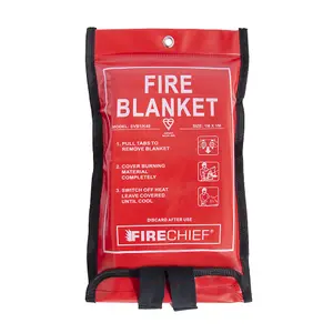 UltraFire 1kg Dry Powder Fire Extinguisher with Fire Blanket