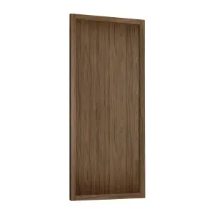 Spacepro Shaker Matt Walnut effect Single panel Sliding wardrobe door (H) 2220mm x (W) 762mm