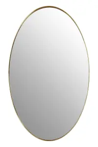 Interiors by Premier Cora Wall Mirror with Gold Finish Frame