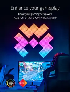 Twinkly Smart Squares Starter Kit App-controlled LED Panels with 64 RGB (16 million colours) Pixels. 1 Master + 5 Extension Tiles