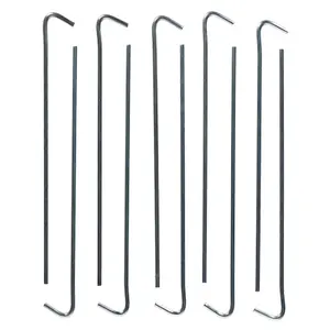 Heavy Duty Galvanised Steel Metal tent Pegs Fasteners For Camping Tents 10pc