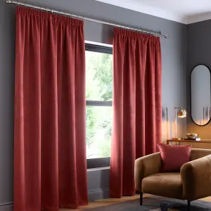 Galaxy Pair of Light Reducing Thermal Effect Pencil Pleat Curtains