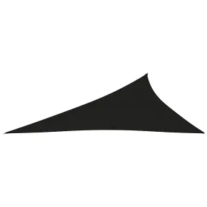 Berkfield Sunshade Sail Oxford Fabric Triangular 4x5x6.4 m Black