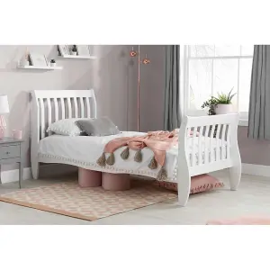 Birlea Belford Single Bed Frame In White