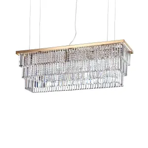 Luminosa Martinez 8 Light Ceiling Pendant Gold