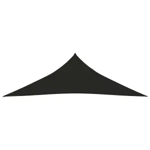 Berkfield Sunshade Sail 160 g/m2 Black 3.5x3.5x4.9 m HDPE