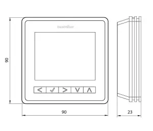 Heatmiser - NeoAir V3 Thermostat  - WHITE