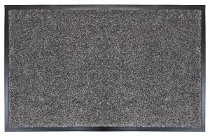 Grey Plain Barrier mat, 80cm x 50cm