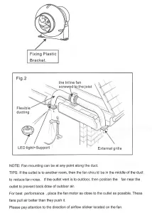 AirTech-UK Inline Bathroom Extractor Fan Kit Run on Timer 4 inches 100mm Powerful Quiet Damp Control  Loft Ceiling Mounted