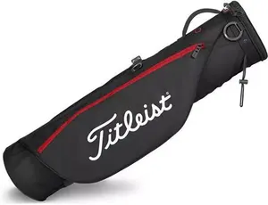 Titleist Carry Pencil Bag - Black/Black/Red