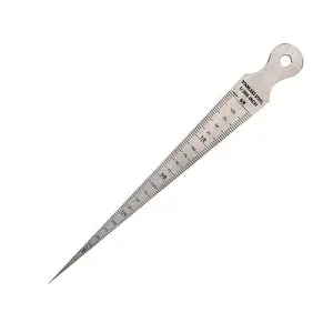 1mm 15mm Hole Bore Measuring Gauge Stainless Steel DIY Tool Metric / Imperial