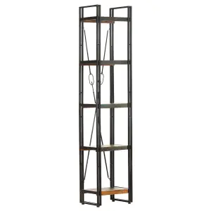 Berkfield 5-Tier Bookcase 40x30x180 cm Solid Reclaimed Wood