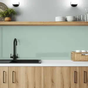 Splashwall Grey & Green Aluminium Splashback, (H)600mm (W)2440mm (T)4mm